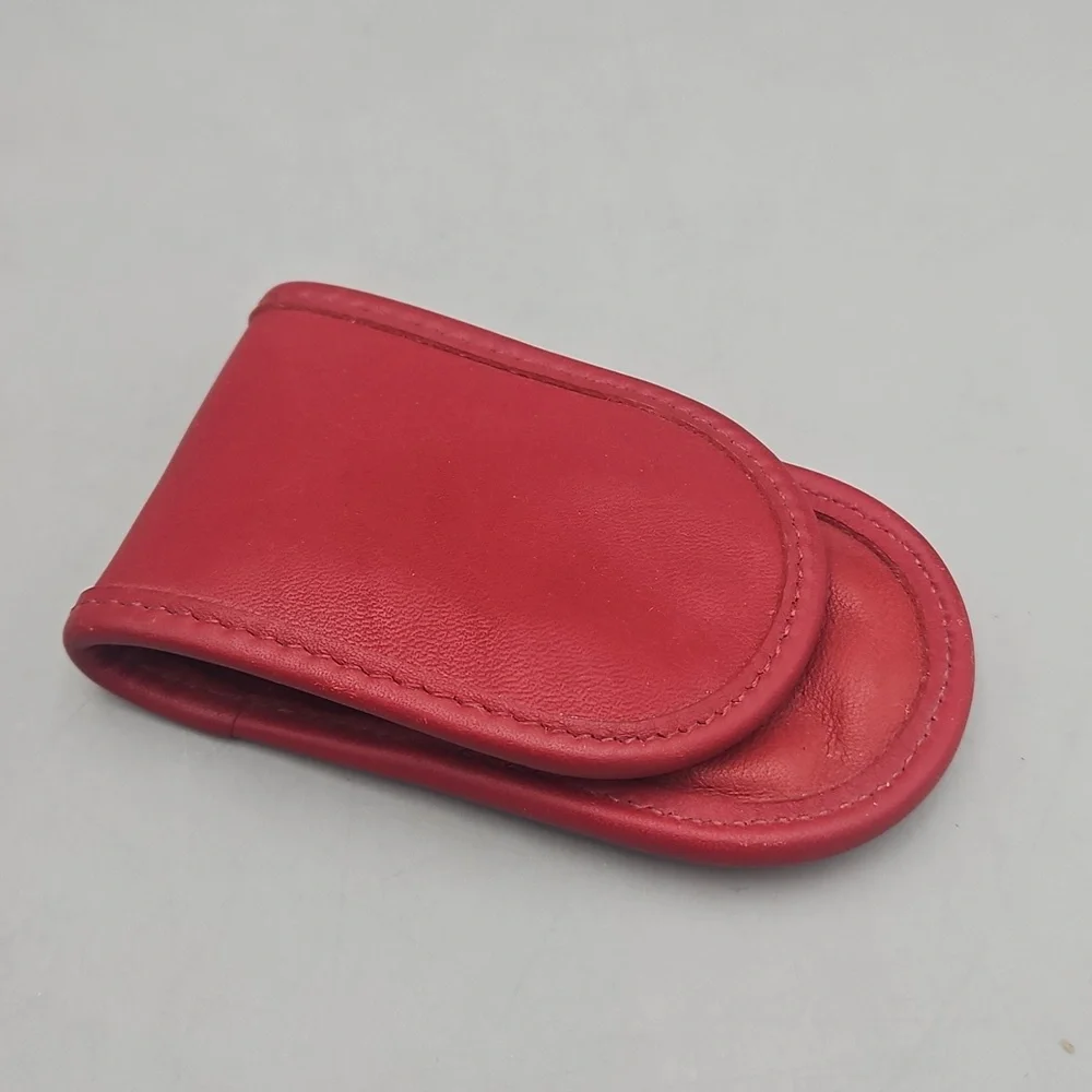 Vintage Coach manicure tool holder vintage Red - Picture 1 of 8